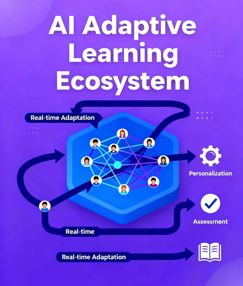 AI Adaptive Learning System Dashboard - Personalized Learning Paths and Real-time Analytics