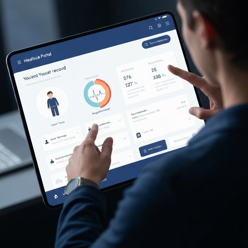 healthcare portal medical interface